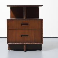 Frank Lloyd Wright End Table , Nightstand - Sold for $2,304 on 03-01-2025 (Lot 180).jpg